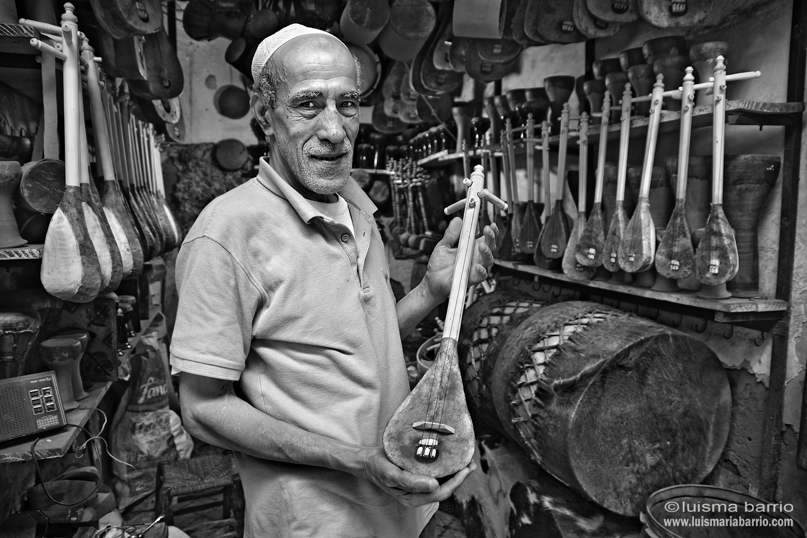 marruecos marrakech trabajo tradicional retrato
